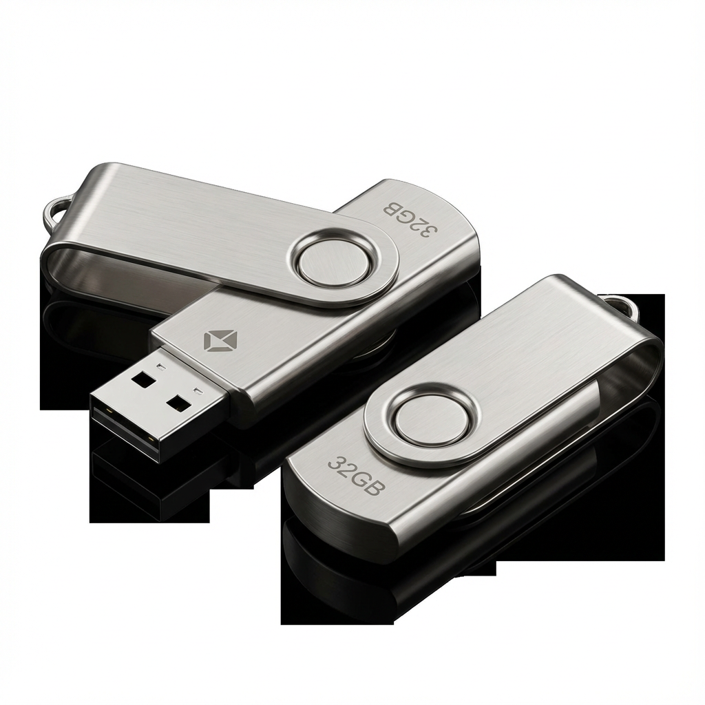 Metal Swivel USB Drive 32GB