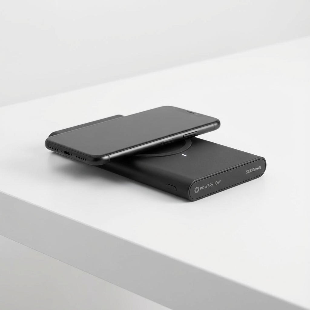 Slim Wireless Power Bank 5000mAh